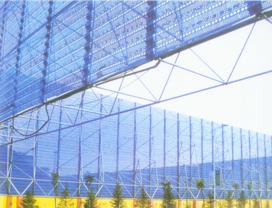 海西环保扫风墙网架工程